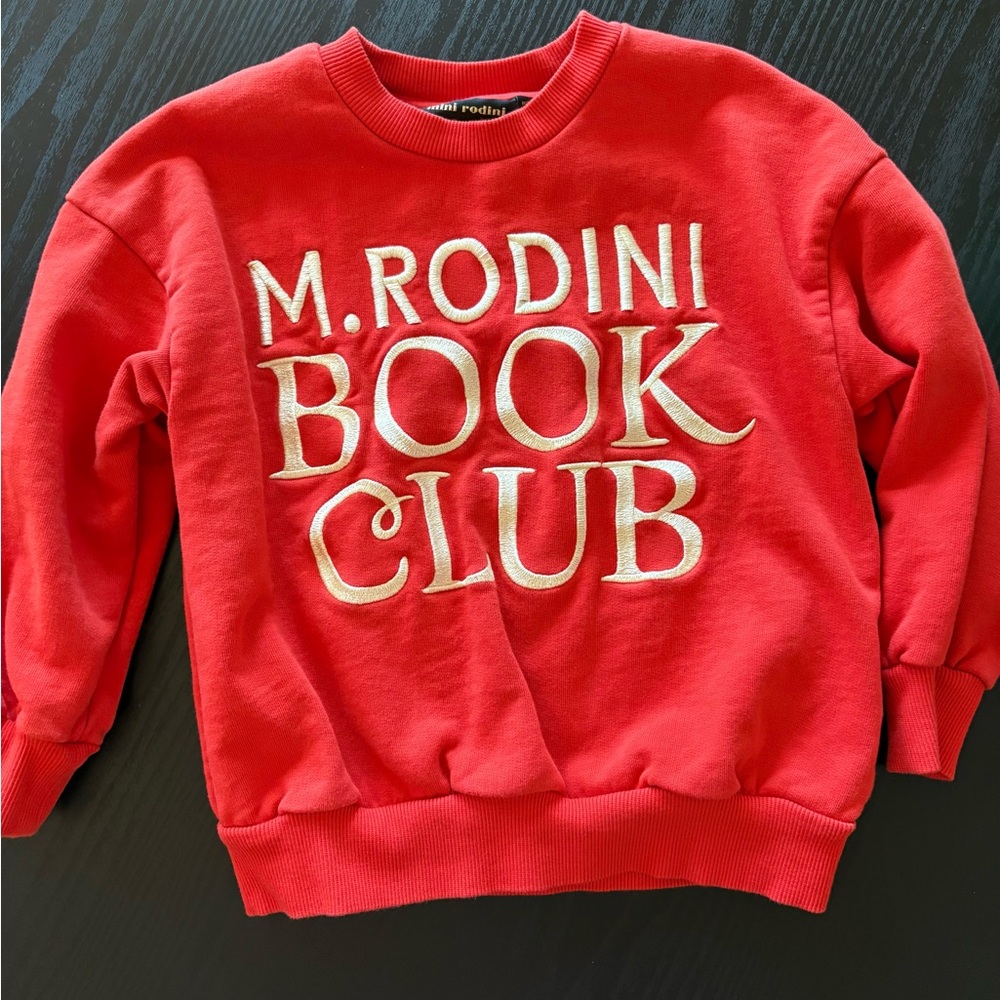 mini rodini book club sweatshirt